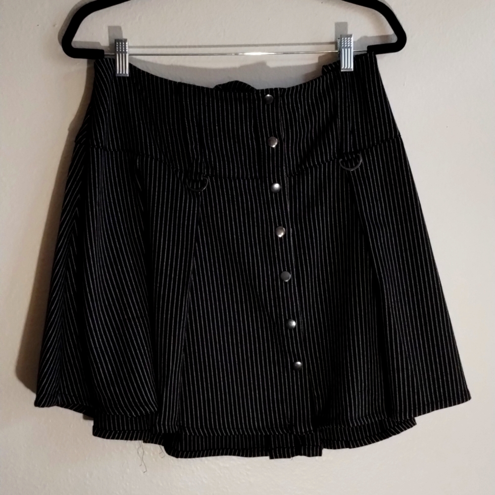 BNWT Pinstripe Skater Skirt, Plus Size |2X